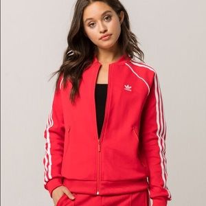 Adidas Red Track Jacket